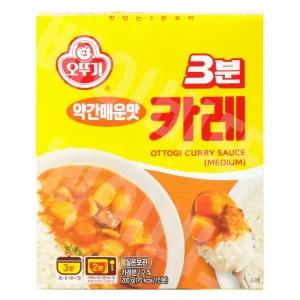 오뚜기 3분 카레 약간매운맛 200g 3개