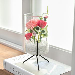 카네이션 조화 화분 러빙유set 23cm 꽃 어버이날 스승의날 테이블 장식 감사 선물 행사 소품