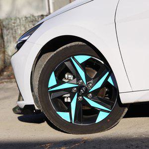 현대 아반떼CN7 홀로그램 휠마스크 카멜레온 튜닝 스티커 호환 용품