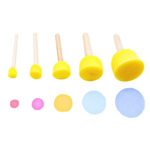 스텐실 스펀지 원형 도장 세트 (5pcs세트)