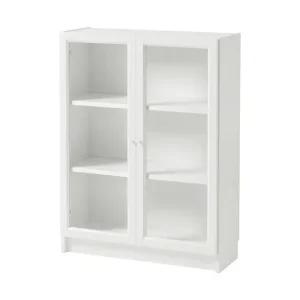 이케아 BILLY 빌리   OXBERG 옥스베리 책장+유리도어 80x30x106cm 유리장식장 진열장 수납장