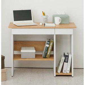 [자르파라]거실 업무용 서랍형 본체수납 간이 컴퓨터 책상(100cm 3색) 고등 개인 고급 학생 가정