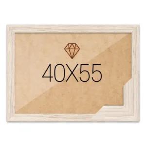 아트박스 누니액자 보석십자수액자 40x55 고급형 우드라떼