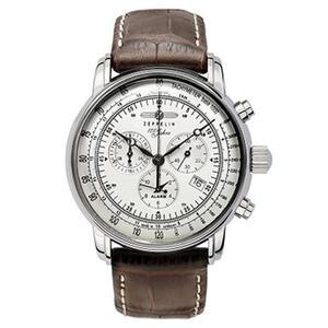 타임플래닛 제플린 7680-1 가죽밴드 시계 본사정품