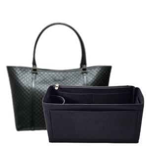 구찌 마이크로시마 미디움 쇼퍼백 토트백 이너백 팰트지 텀블러형 블랙