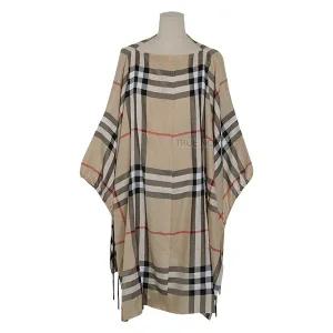 [롯데백화점]버버리 23FW 여성 8072618 빈티지 체크 케이프 코트 아카이브베이지