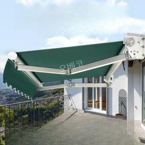 야외 접이식 어닝천막 난간대 방수 간판 캐노피 처마 가게 고정 농막 테라스 차고 비가림 차양 옥