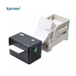 엑스프린터 라벨 프린터 Xprinter XP-DT108BKR 블랙+용지거치대 세트 택배 바코드 스티커제작 라벨기