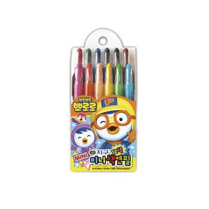 지구화학 뽀로로 미니색연필/샤프식 12색세트