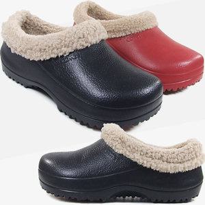 [뮤즈몰] WT077 / 논슬립 미끄럼방지 털주방화/털신발/조리화/욕실화/식당/사무실/실내화/작업화/남성/여성