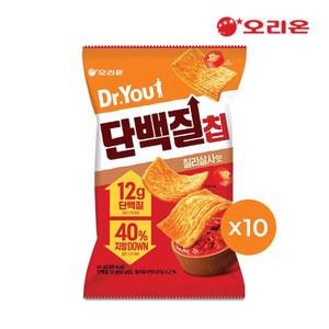 오리온 닥터유 단백질칩 칠리살사맛(60g) x 10개
