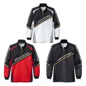 [시마노]윤성 시마노 SH-110V 리미티드 프로 하프 집업 웜 셔츠 바다 갯바위 낚시옷 겨울 보온 티 낚시복