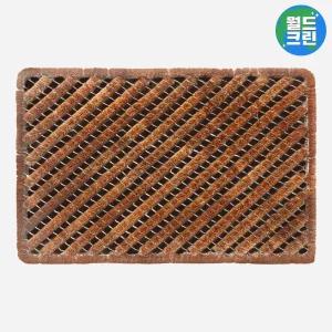 월드크린 코코넛 야자 팜 철 매트 현관 문 바닥 신발 발판 눈매트 미끄럼방지 패드