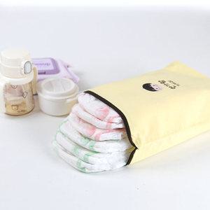 세맘스 신생아 외출가방 어린이집 입학선물 양면방수 네임 라라봄봄 기저귀파우치