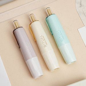 [e문구]Oval 오발 리추얼 수정테이프 노크식 리필교체형 QSR-506/B