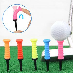 실리콘 골프티 높이조절 티꽃이 골프 티샷티 비거리향상 무저항 드라이버티 롱티 슬라이스 방지