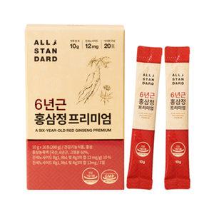 [소비기한 임박] 진세노사이드12mg보장 6년근 홍삼정 20포 [프리미엄 10gX20포 (단케이스)] 올스탠다드