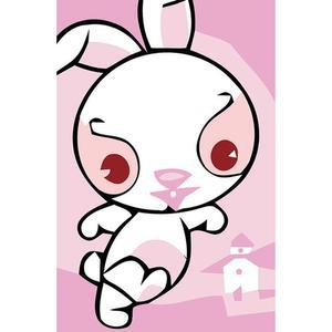 [OFM6Q001]12간지 토끼 보석십자수 이젤세트 10x15