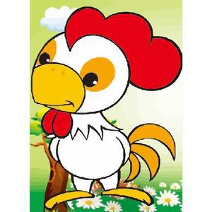 [OFM6Q9Q5]12간지 닭 보석십자수 이젤세트 10x15