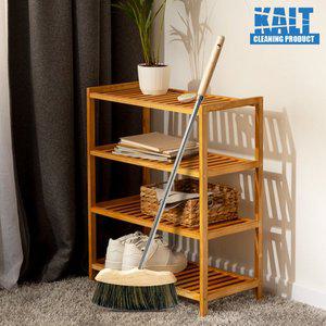 [월드크린]칼트 돈모 스탠드 원목 빗자루 만능 쓰레기 먼지 청소
