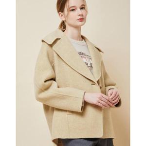 듀엘 행사 듀엘 스티치 디테일 하프 코트_D234MSG563