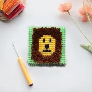 72페이지 꼬마 사자 스킬자수 만들기 패키지 DIY