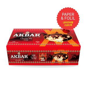 아크바 실론 홍차 100T/티백제품 호첼 모텔 탕비실