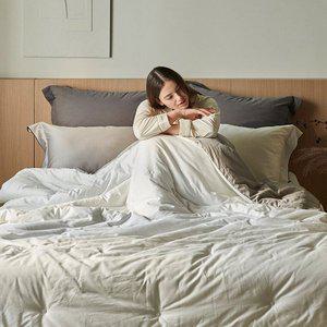 [소프라움 앤]도손 이집트 60수 사틴면 사계절 호텔 차렵이불 싱글