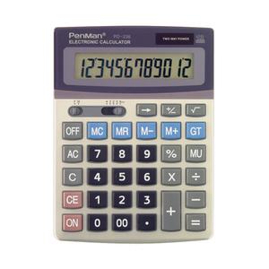 펜맨 전자계산기 PD-336 사무용 데스크용 대형 회계 세무 숫자 빅사이즈