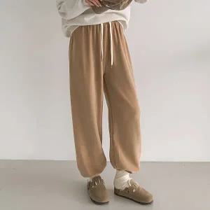 [유야]여성 뽀글이 후리스 밴딩 츄리닝 조거 팬츠 -FPN0468- 겨울