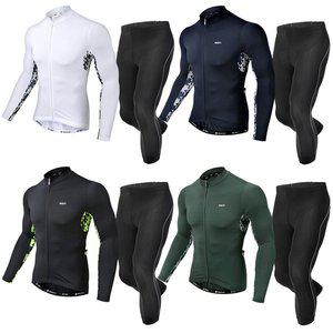 [MCN] 긴팔+7부 반바지 싸이클복 자전거옷 의류 복장 콘트래스트