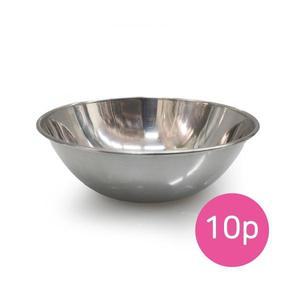 스텐 대접 대(후지뱅뱅)10p 0454-10 / 볼 업소용 그릇 면기 냉면 라면 스텐그릇