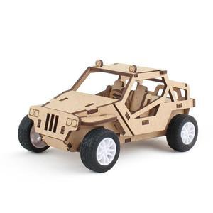 [XBK86NON_48]DIY 조립 풀백 버기 자동차 작동완구 매트