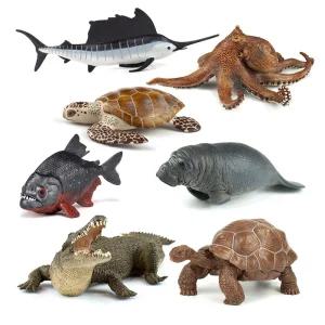 해양 바다동물 모형 피규어 자연과학 교구 장난감 남자아이선물 바다거북 매너티 나일악어 문어
