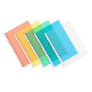 문화 대용량 레일클리어홀더 F490D-7 10매묶음/투명/화일/쫄대/파일/A4/서류/정리/문구/용품/홀더/사무