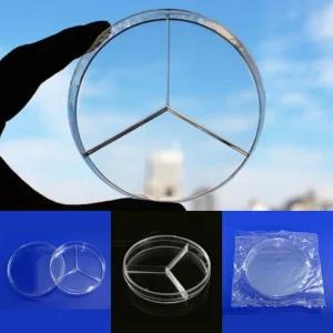 샬레 페트리디쉬 (3분할대형) 플라스틱 배양접시 비멸균 과학실험용 샤레 용기 (10개)