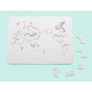 [BZJKQF0W_4A]토단 (재료) 세계지도 퍼즐