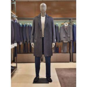 [갤러리아] 킨록 세미오버핏 본딩 체스터 코트 차콜그레이 (TIO52)