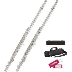 야마하 YFL-222 연주하기 쉬운 입문자용 C풋, 실버 도금 플룻