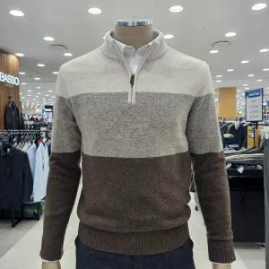 [모다울산점] 세정 트레몰로 모혼방 반집업니트 TRN BH4W 9231_US