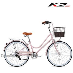 2025 케이투바이크 쉘리26인치 클래식 여성용자전거 7단 미조립
