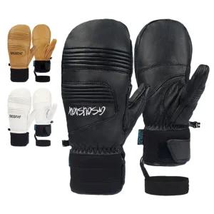 지소우 양가죽 스키장갑 스노우보드 벙어리장갑