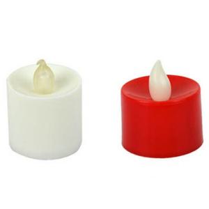 led 캔들 화이트 레드 티라이트 이벤트 프러포즈 소품 모형초