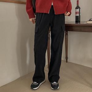 [시크릿라벨] 코듀로이허리밴딩카고팬츠