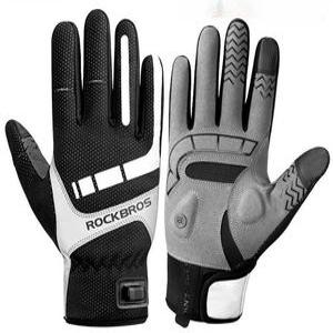 USB 충전식열선장갑 가열 바이크 글러브 방한 발열 겨울 사이클링 충전 난방 오토바이