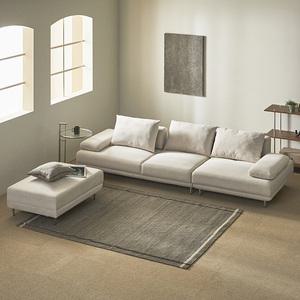 파로마 데즐링 스윙 무빙 팔걸이 패브릭 소파 4인 (스툴포함)