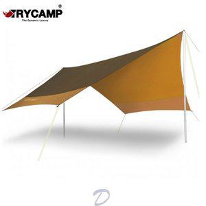 [트라이캠프] A 헥사타프(브라운) 중.소형 그늘막 타프 미니 타프