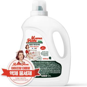 쉼표365 마마프랑 대용량 액체 울세제 3L x 1개 홈드라이 세탁