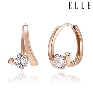 [엘르주얼리] 14K GF 퓨어 웨이브 원터치 귀걸이 ELGPEE411