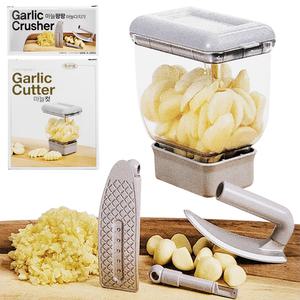 국산 (마늘컷+마늘팡팡) 다지기 슬라이스 세절기 슬라이서 컷터 사각썰기 절단기 자르기